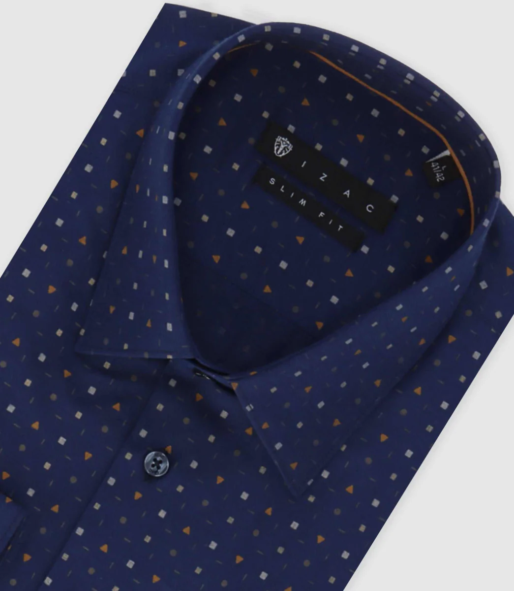 Chemise ville marine 