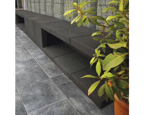 Beton U-Stone antraciet 40 x 40 x 40 cm