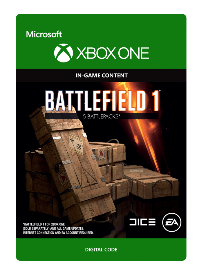 Battlefield 1 - Battlepack X 5- Xbox One