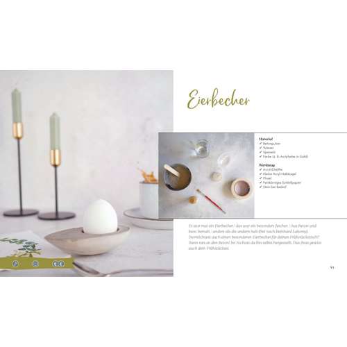 Deko-Liebe Beton - Stilvolle Wohn- und Gartenaccessoires selbst gemacht
