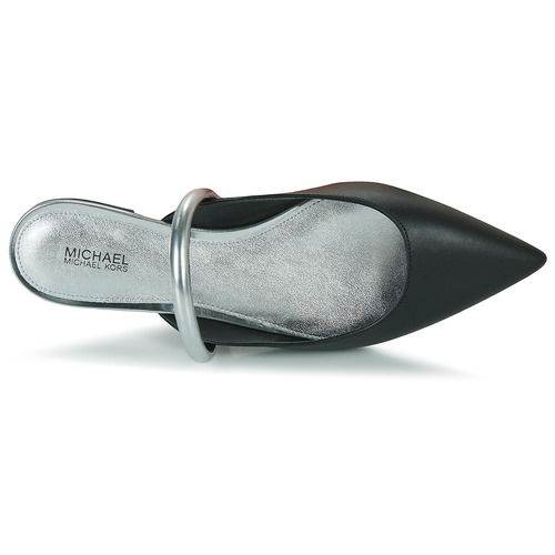 MICHAEL Michael Kors - JESSA FLAT MULE Negro / Plata