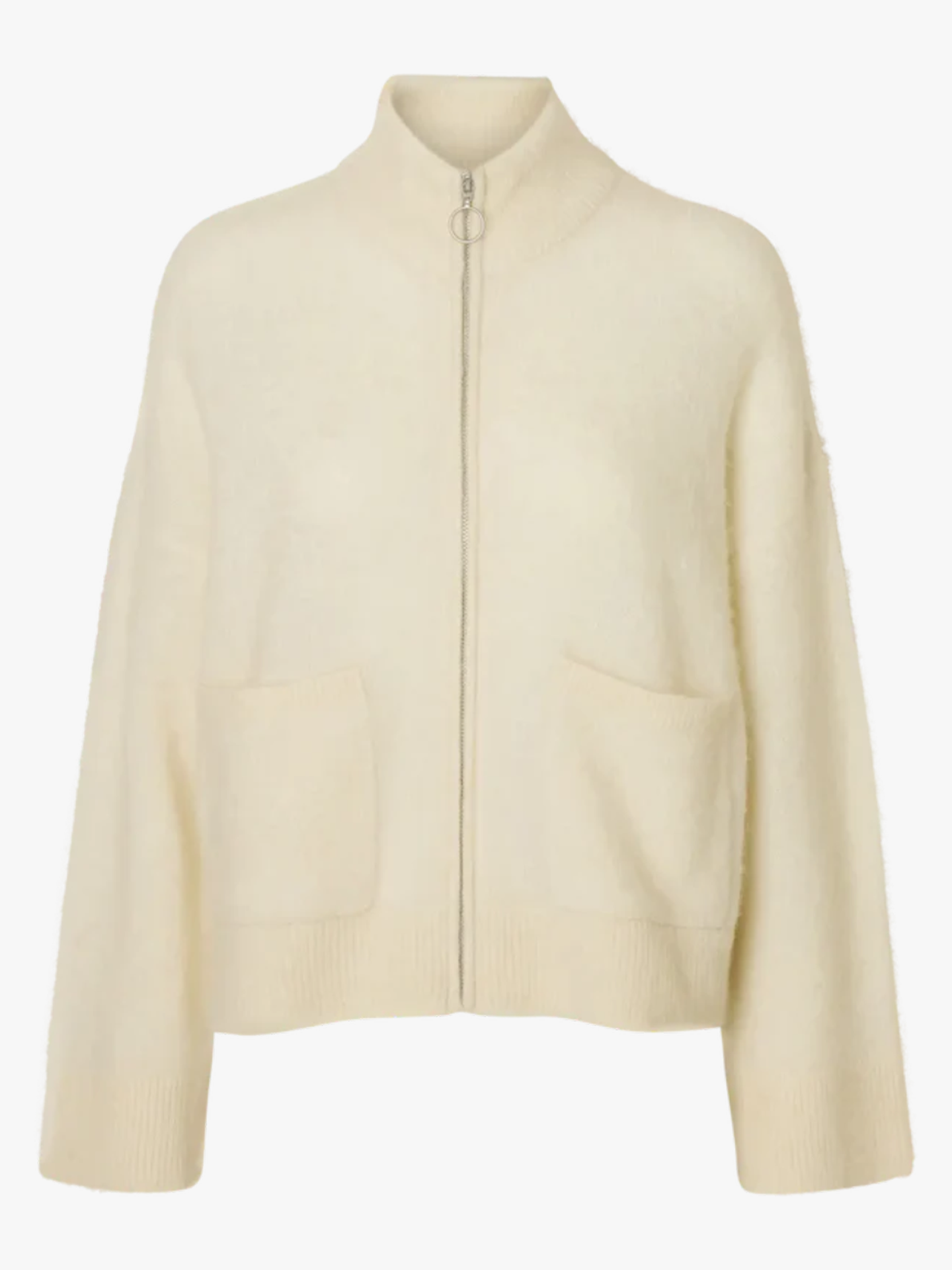 Sia Ras Long Sleeve Knit Zipper Cardigan