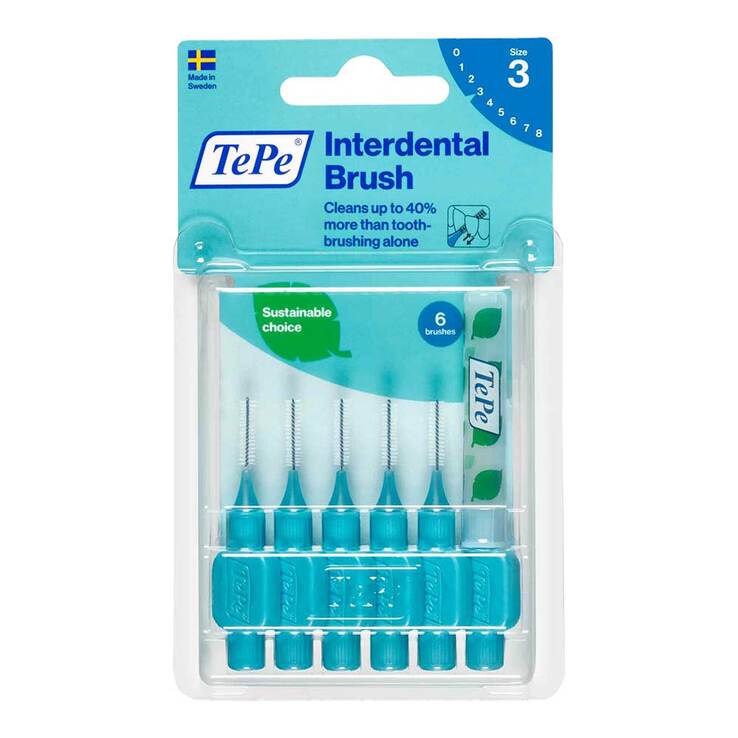 Tepe Interdentalbürste 0,6mm blau, 6 St