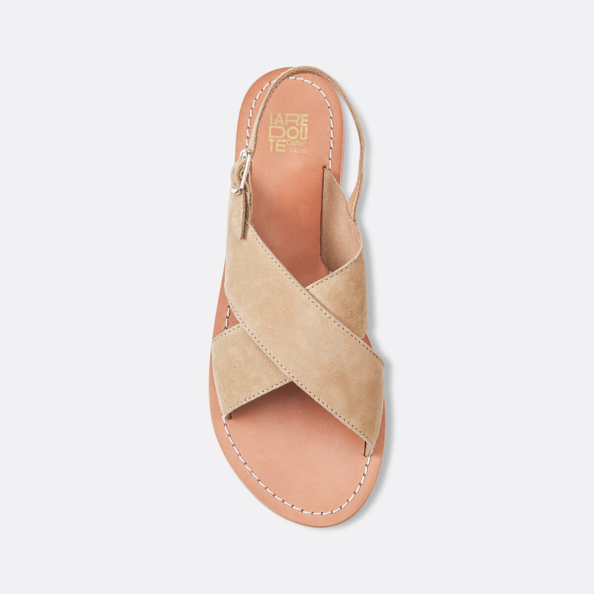 COLEÇÕES LA REDOUTE<br>Sandálias de camurça Assinatura LAURINE