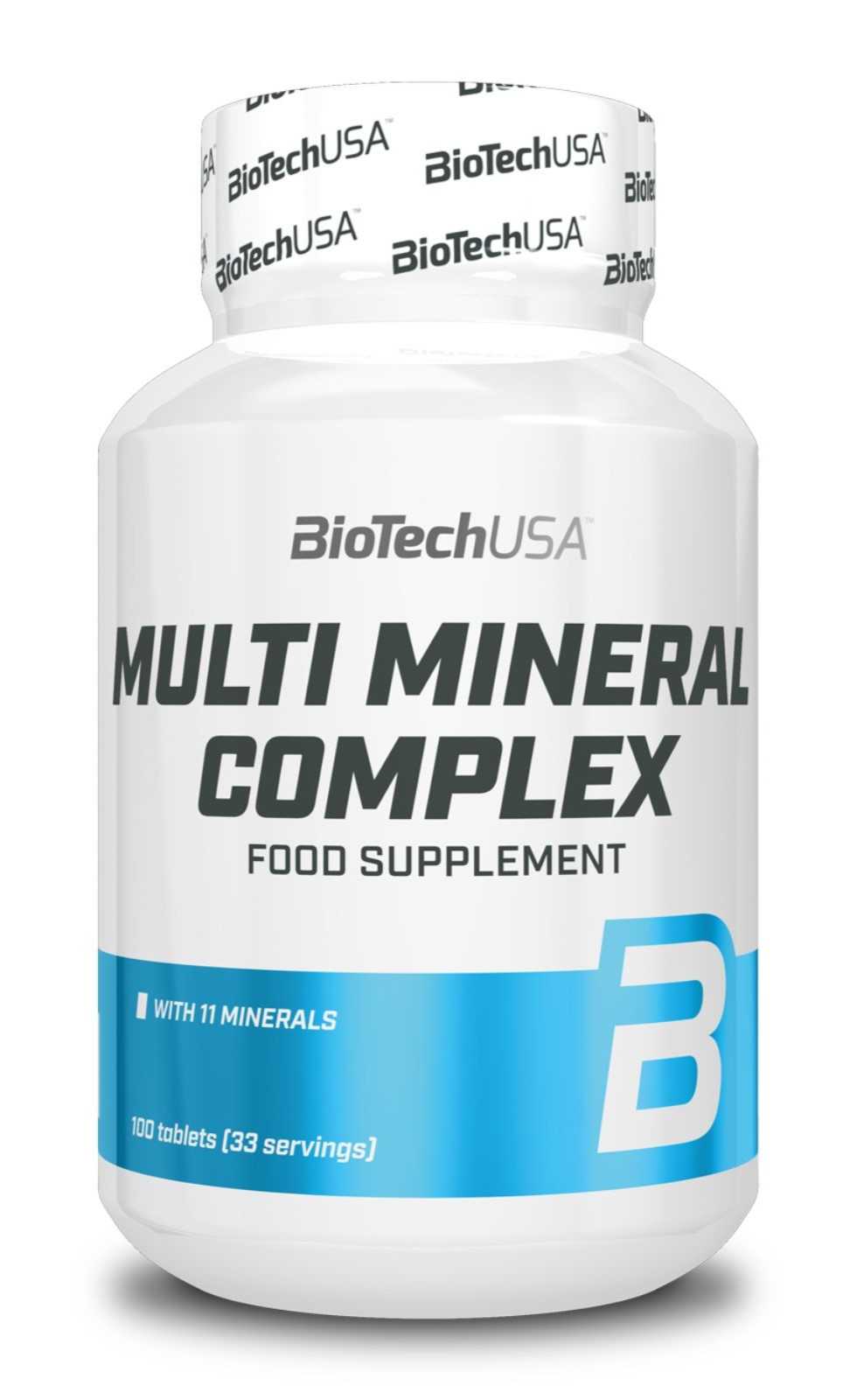 Biotech USA Complexo Multimineral 100 Comprimidos