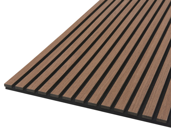 Akustikpanel Quanti walnut 18 × 520 × 2440 mm