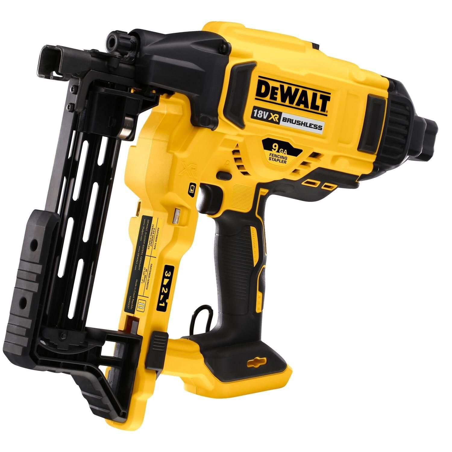 DeWALT DCFS950N Accu constructietacker voor hekwerk 9Ga 18V XR Basic Body