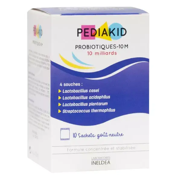 Pediakid Probióticos-10M 10 sachês