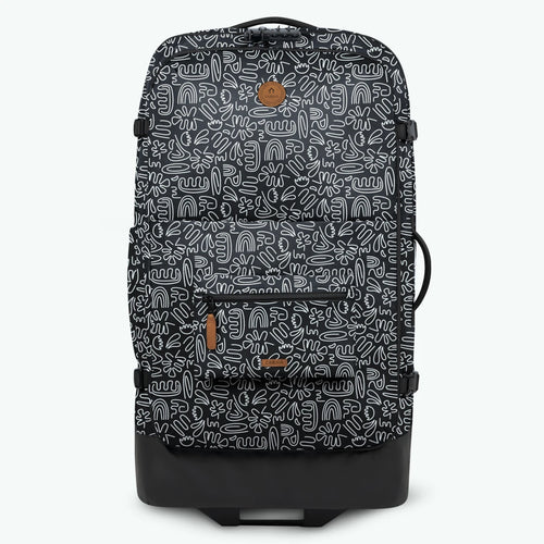Valise souple 2 roues large Amiens noir