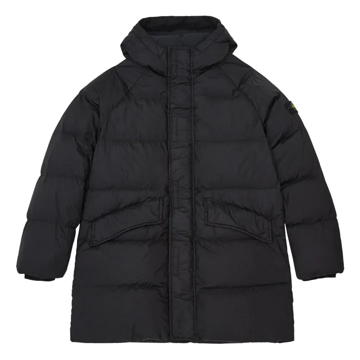 Stone Island Doudoune Longue | Noir