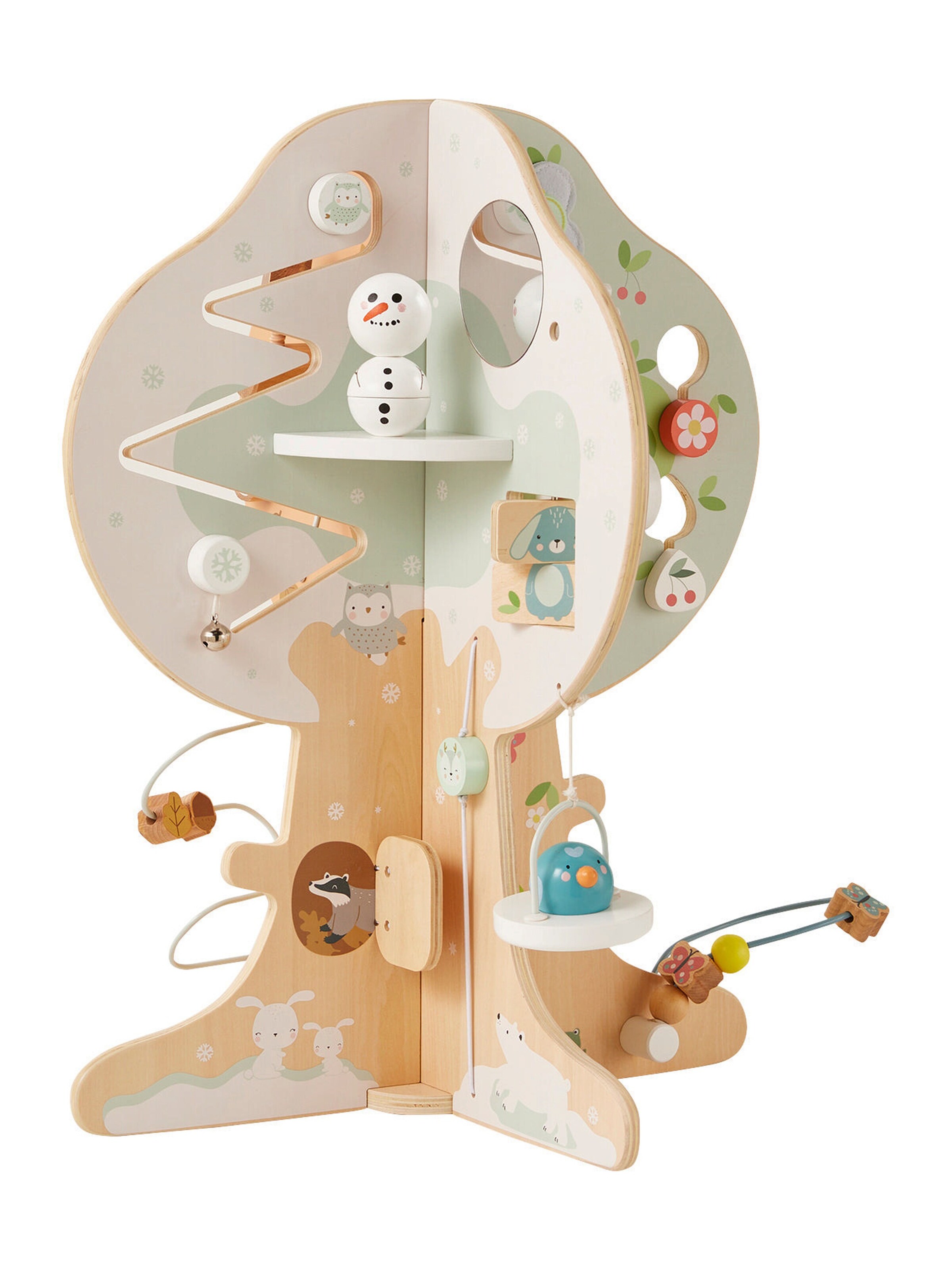 Vertbaudet Activity-Baum VIER JAHRESZEITEN, Holz FSC® mehrfarbig