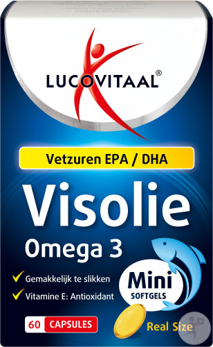 Lucovitaal Huile De Poisson Oméga 3 Mini 60 Gélules