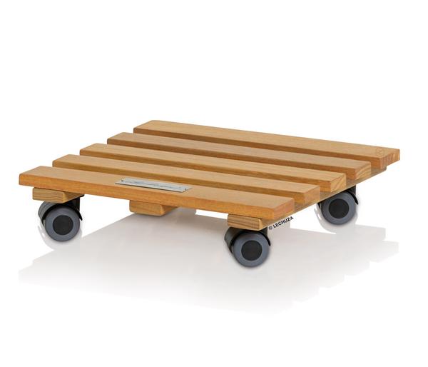 LECHUZA® Rolluntersetzer Natural Wood,
