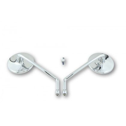 Rétroviseur Highsider CLASSIC CHROME (la paire) Universel - Gris
