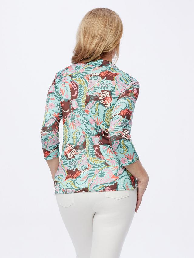 Shirt mit Raffeffekt