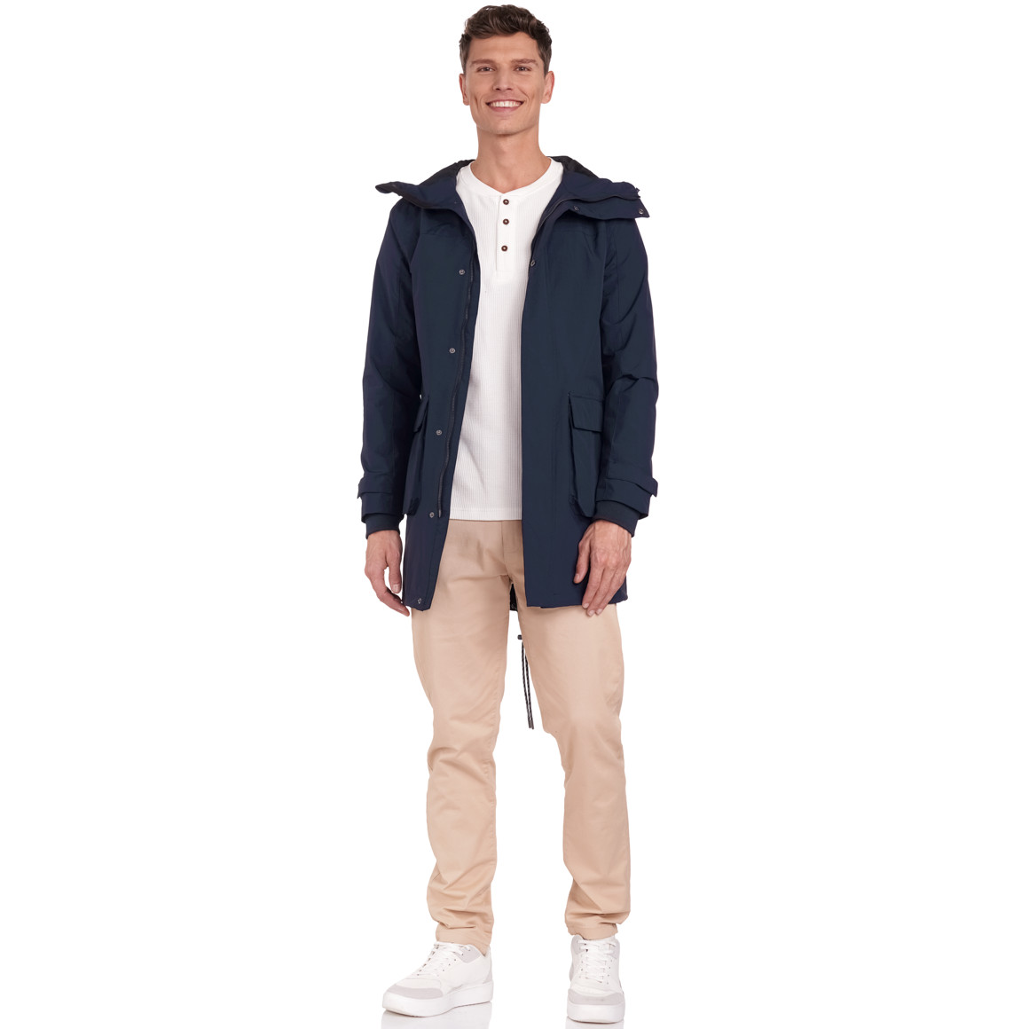 VanVaan Herren Parka in wasserabweisender Qualität dunkelblau