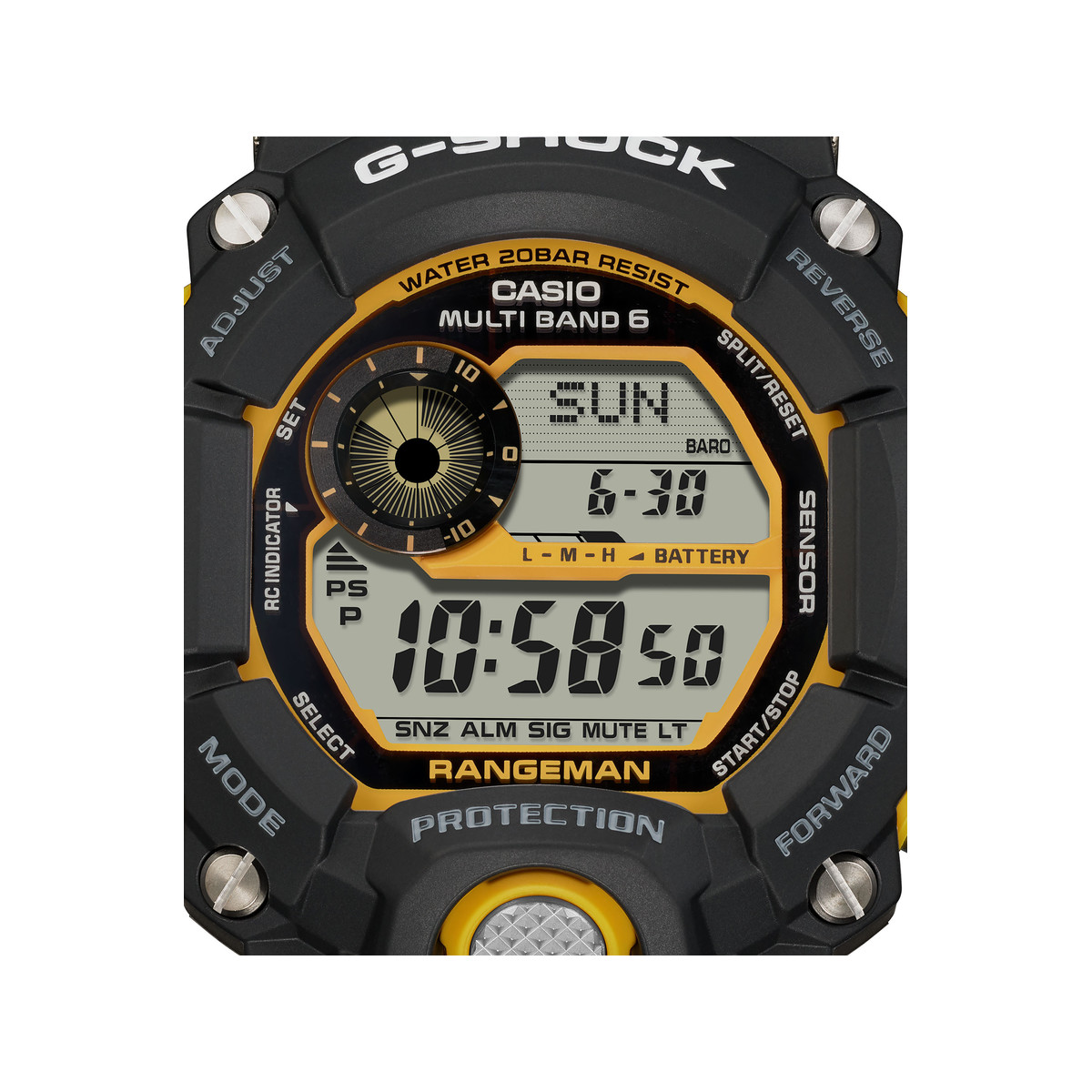 Montre G-SHOCK PREMIUM homme résine noire