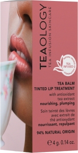 TEAOLOGY Tea Balm Tinted Lip Treatment Rose Tea, 4 g