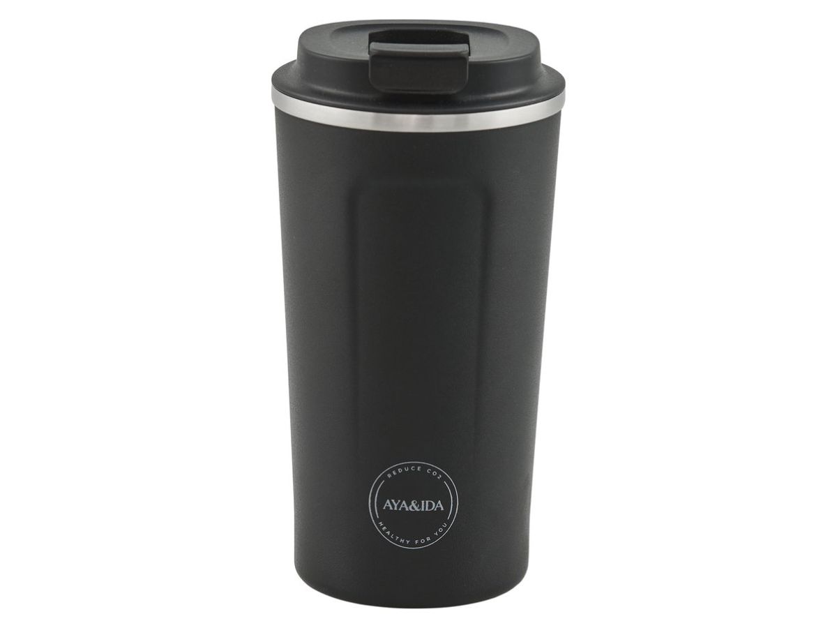 AYA&IDA CUP2GO 500 ml thermosbeker - Matt Black