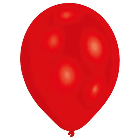 amscan Latexballons Rot, 25 Stück