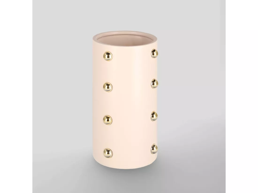 Vase Boka beige moyen 20 x 10.5