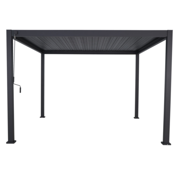 Pergola Deluxe Antraciet 3,6x3,6m