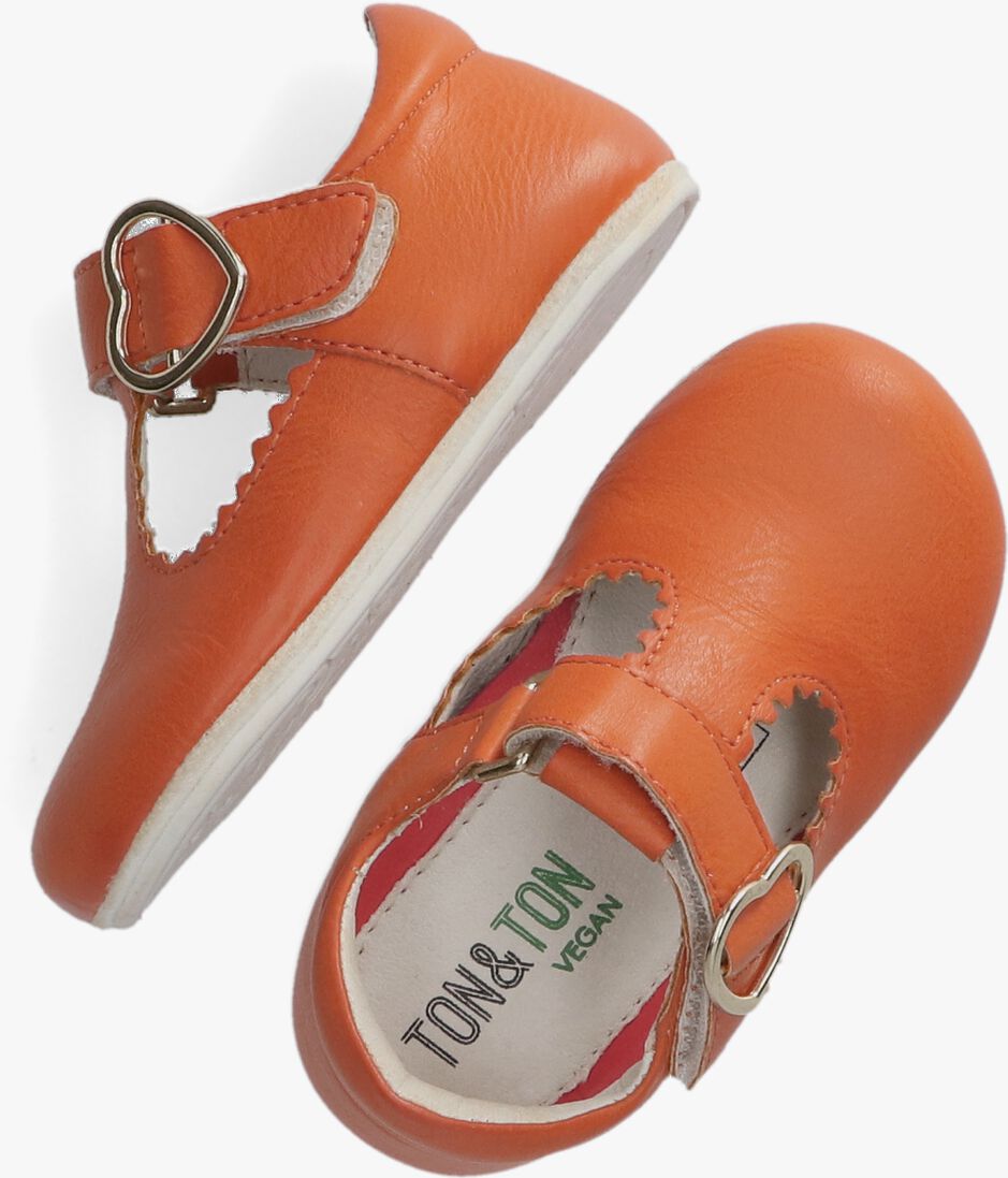 TON & TON oranje ton & ton babyschoenen charlotta