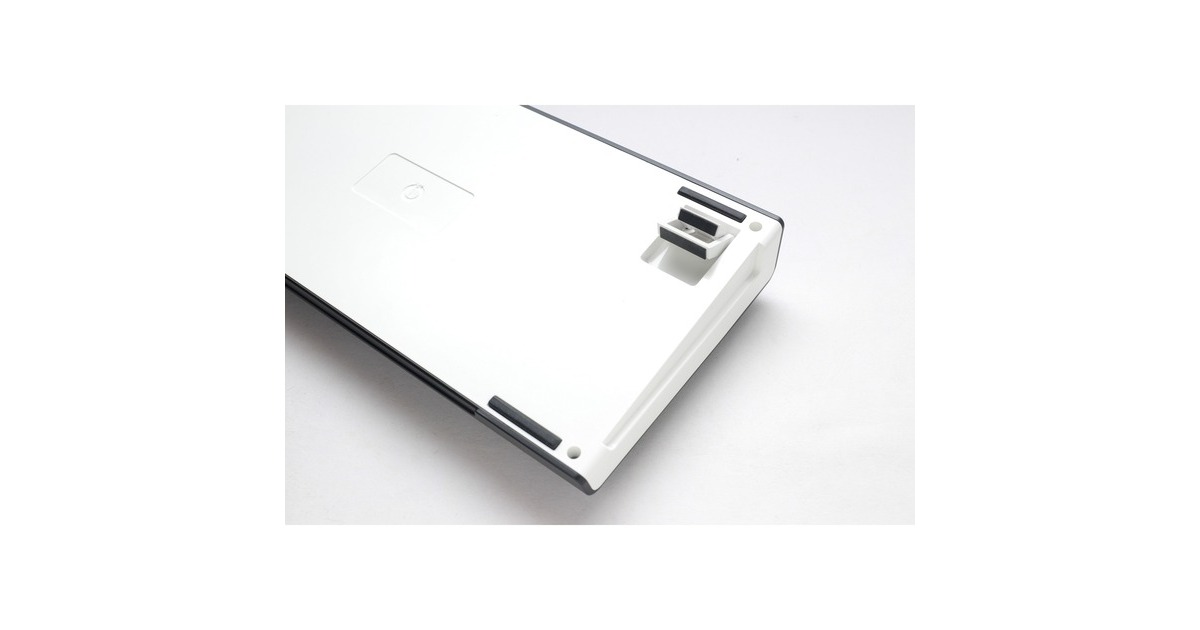 DuckyProjectD Tinker 75 met QMK/VIA, toetsenbord  (Zwart/wit, US lay-out, Cherry MX Blue, RGB led, Double-shot PBT, Hot-swappable, Gasket mount, 75%)