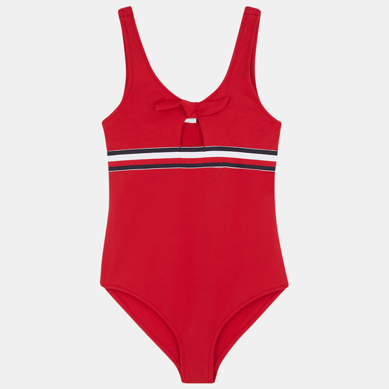 Tommy Hilfiger Maillot de Bain 1 Pièce en Matière recyclée stretch rouge