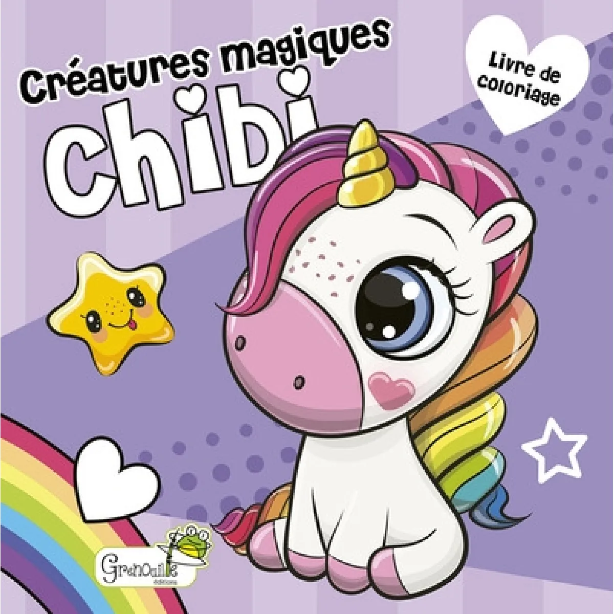 Créatures magiques chibi : livre de coloriage