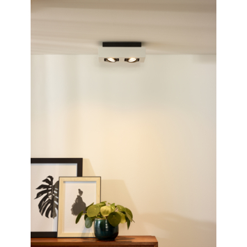 Lucide XIRAX plafondspot LED Dim to warm GU10 2200K/3000K Wit