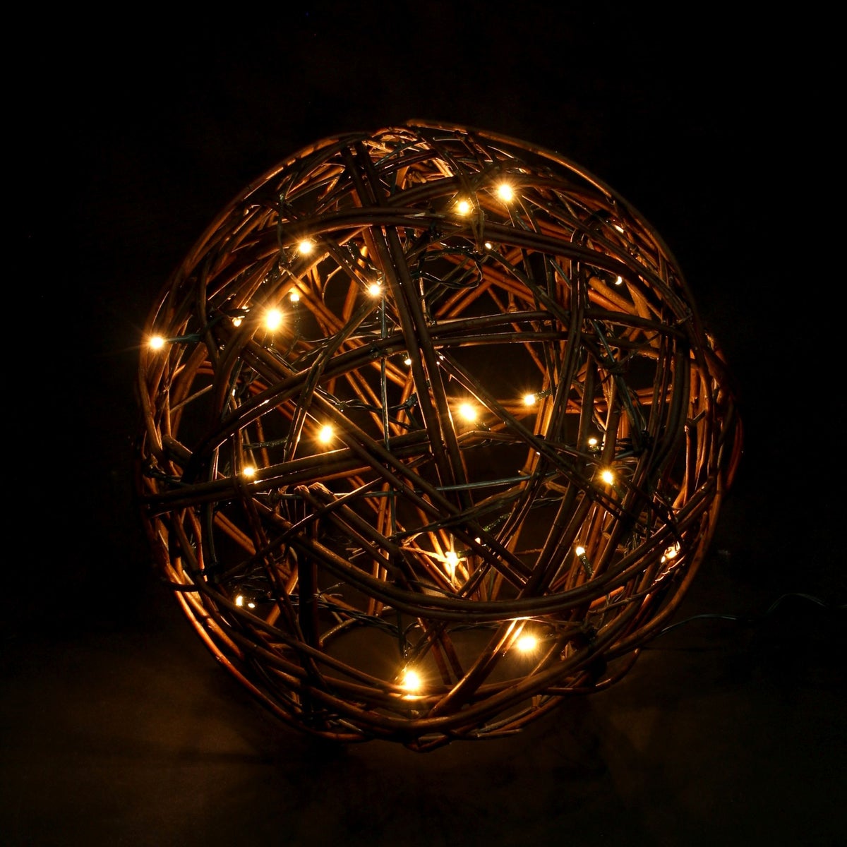 FRANK FLECHTWAREN | LED dennenboom Glamour, set van 3, PLASTIC, D: 8,5 x 17,5 cm, D: 10,5 x 23 cm