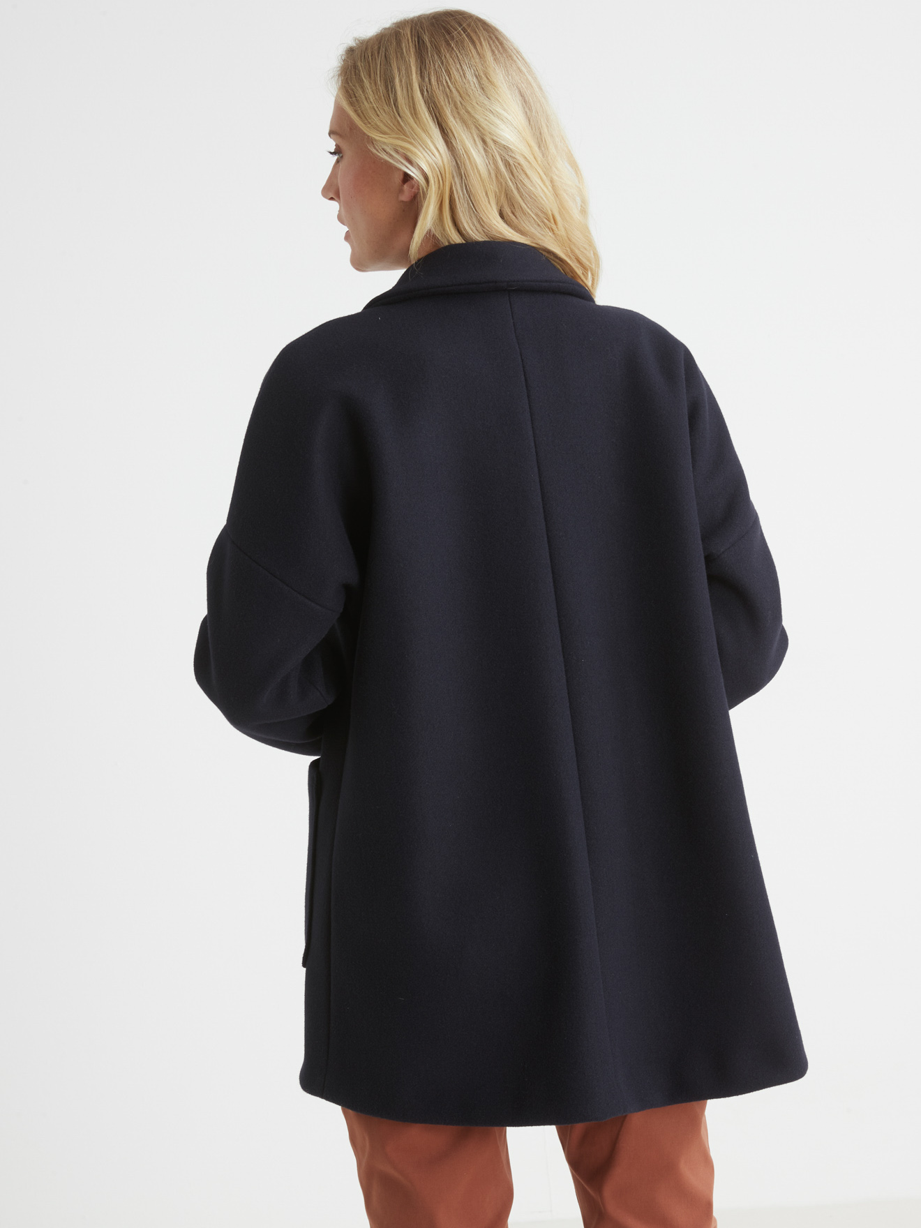 Manteau 3/4 en maille