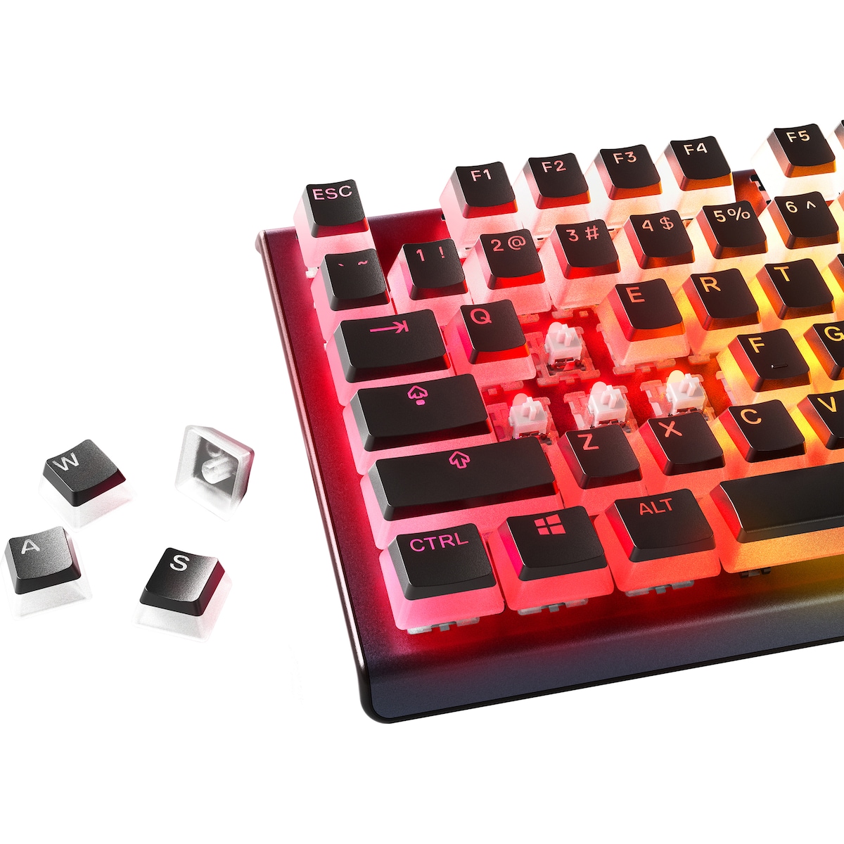 SteelSeries PrismCaps gamingknapper (sort)