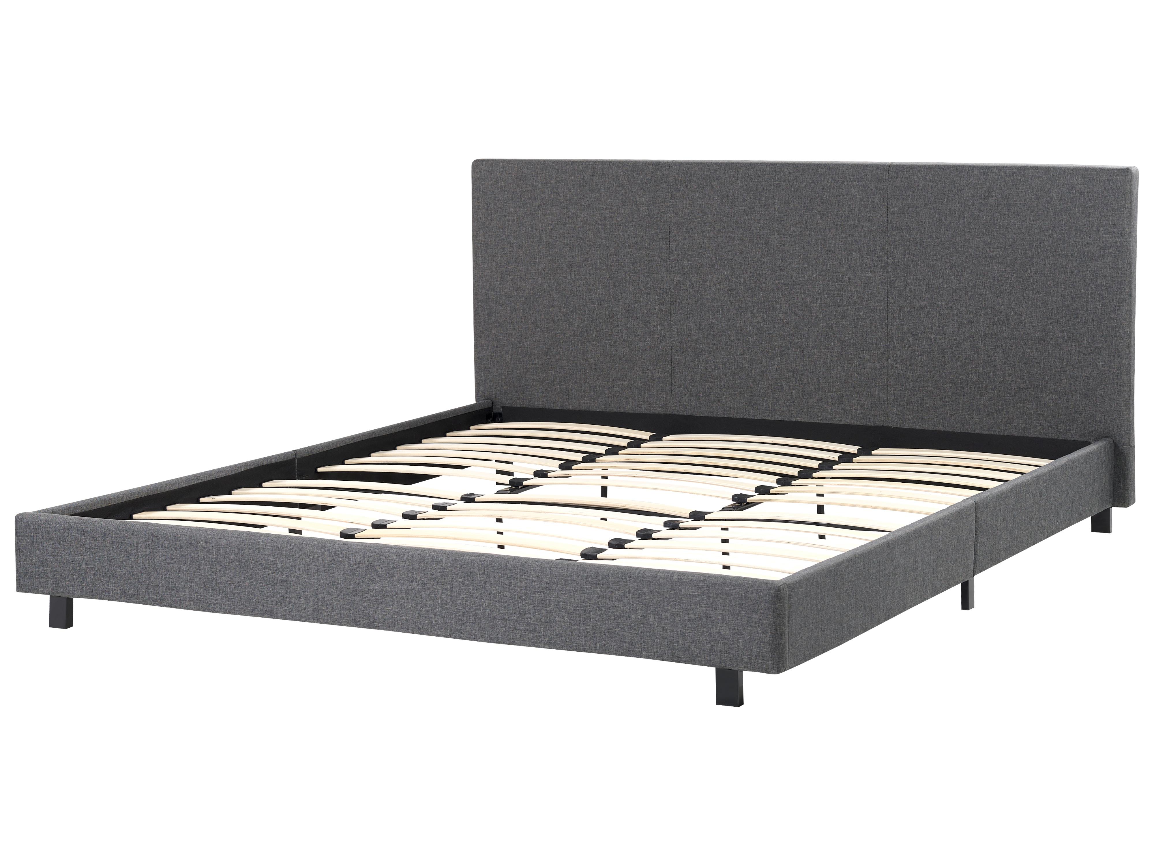 Bed Stof ALBI 180 x 200 cm Grijs