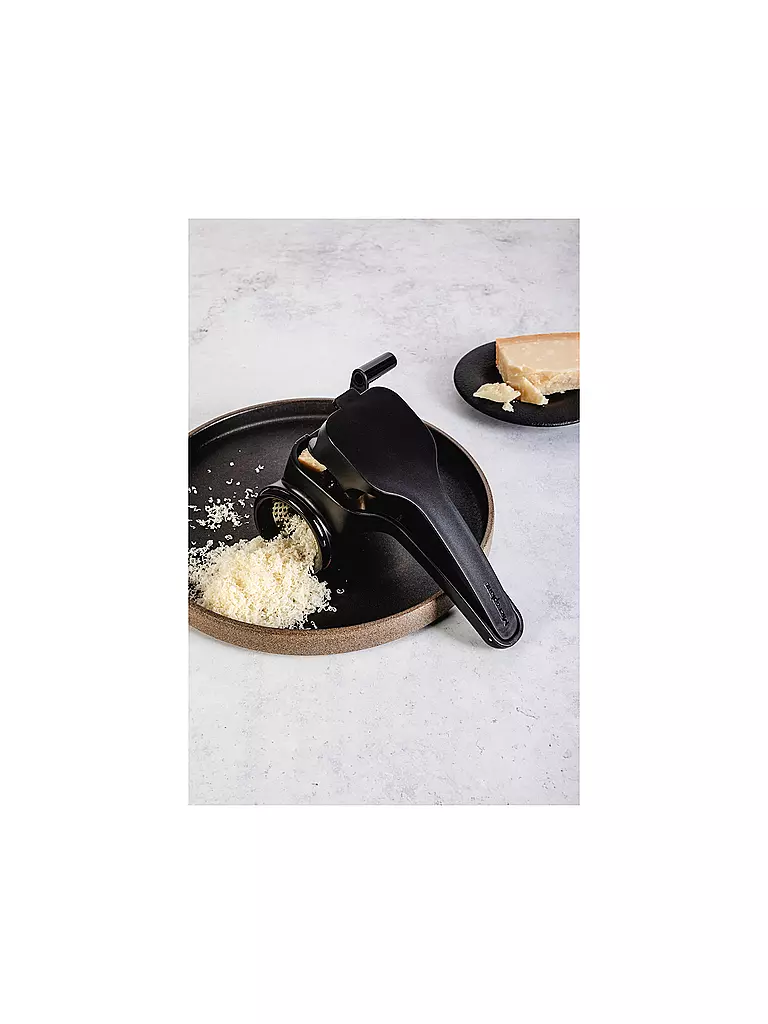 MICROPLANE Rotierende Reibe 18,5cm Schwarz schwarz