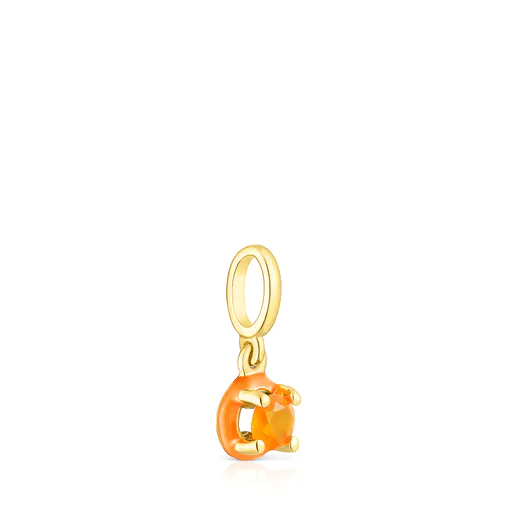 Pingente com cornalina e esmalte colorido TOUS Cores Vibrantes