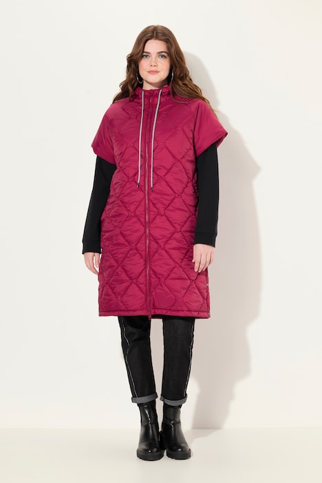 HYPRAR Steppweste, Tunnelzug, 2-Wege-Zipper, recycelt