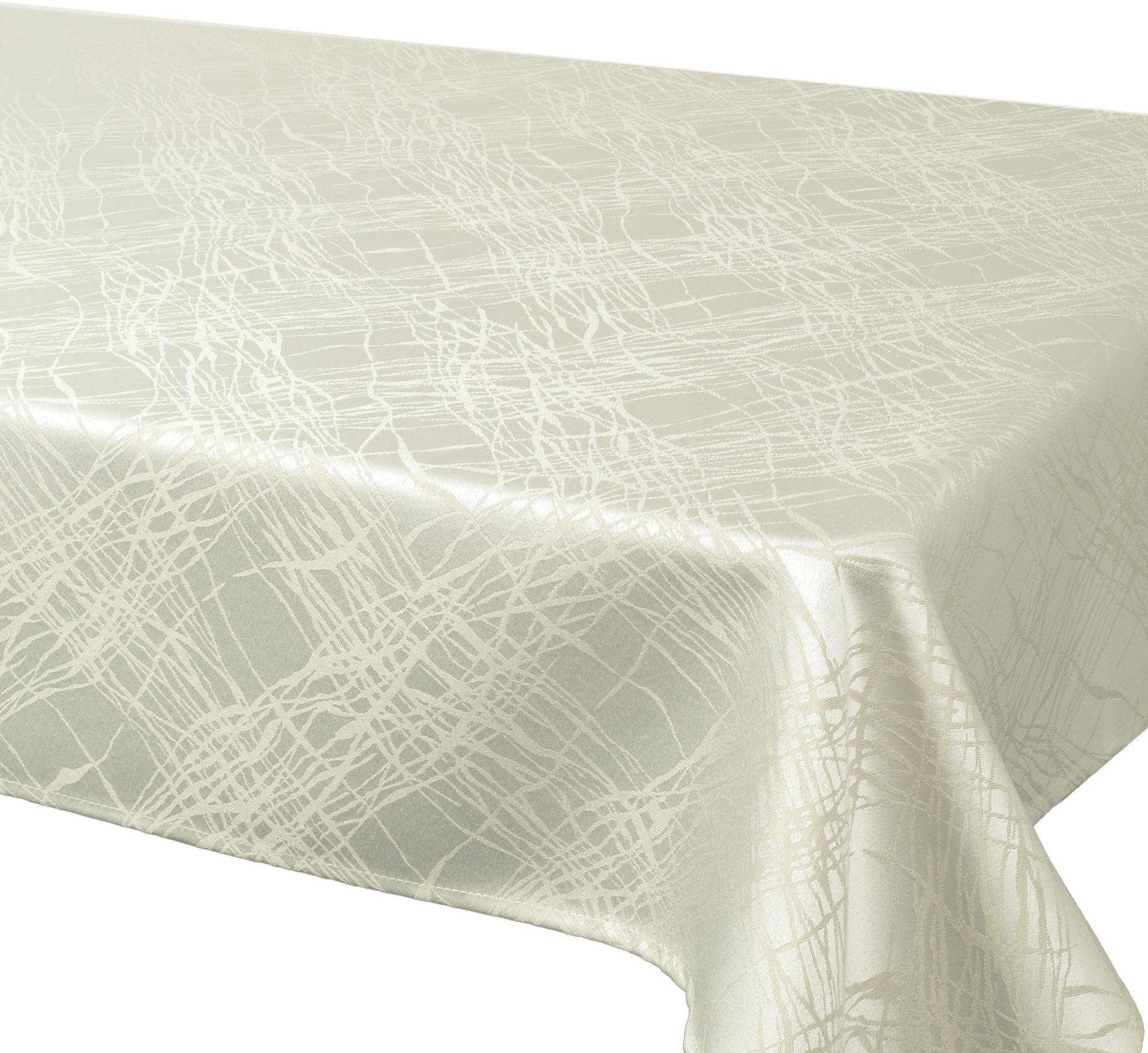 Delindo Lifestyle Tischdecke »TENDENCE« Jacquard,  Fleckschutz, 180 g/m²