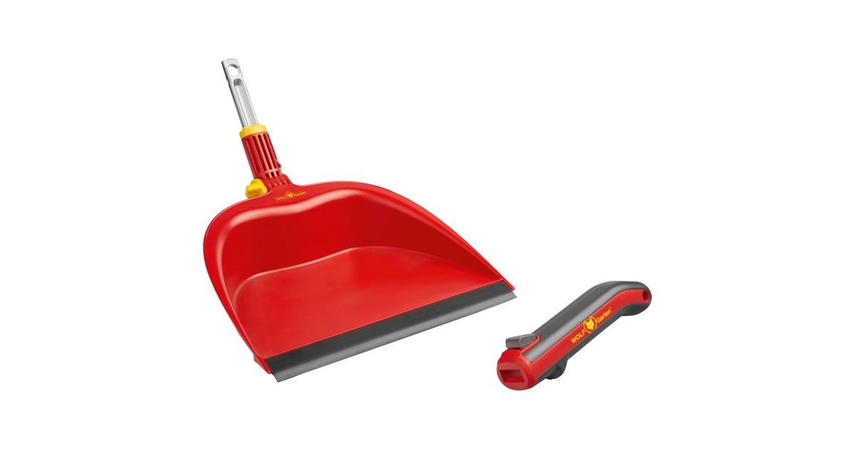 WOLF-Gartenmulti-star outdoor-vuilblik BK-M BK-M /ZM 015 schop  (Rood/grijs)