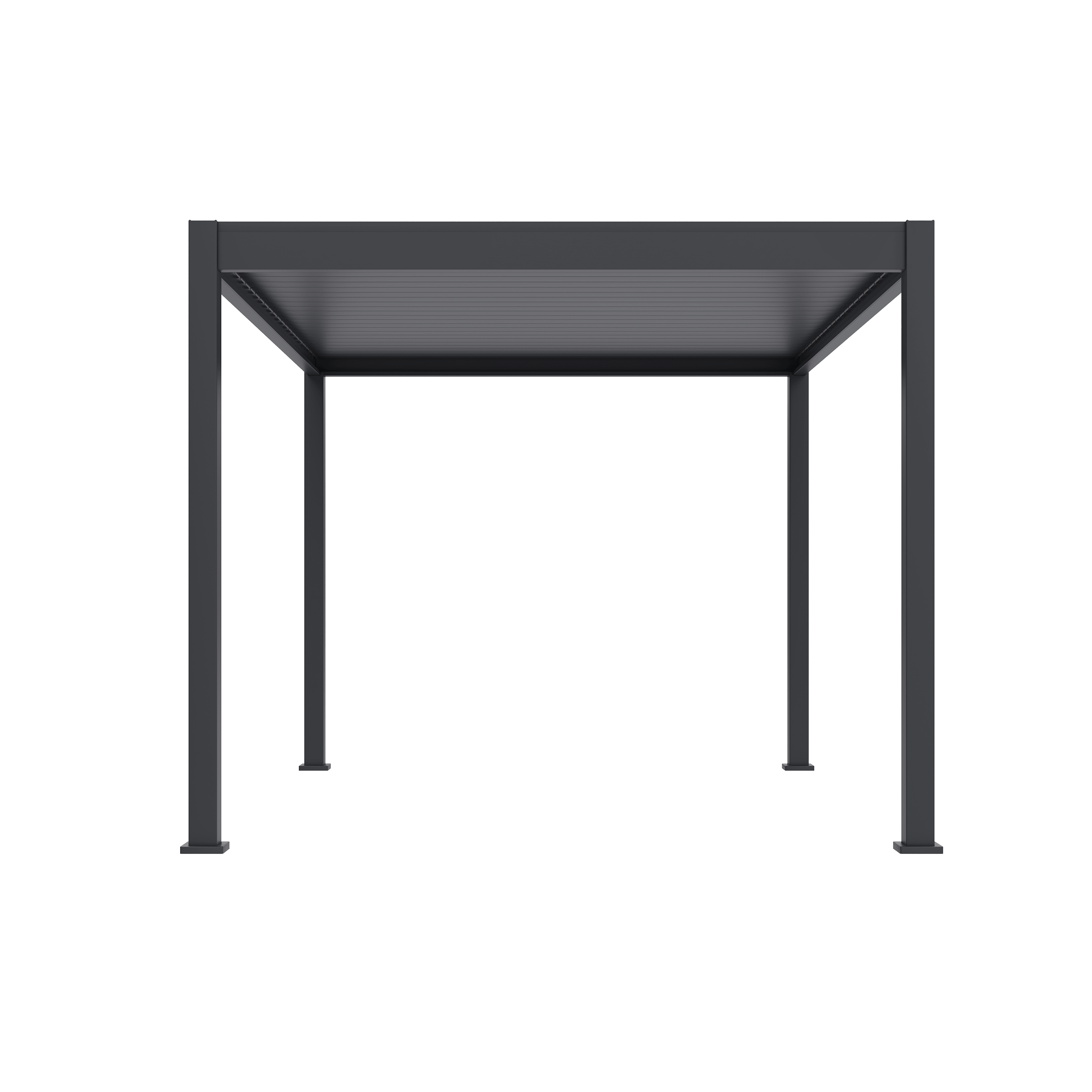 Orion Deluxe 300x400cm elektrisch overkapping met LED - antraciet