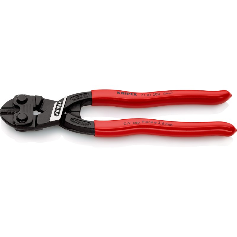 Pince coupe-boulon compact CoBolt® 200mm - Gainage PVC - 64 HRC - SC