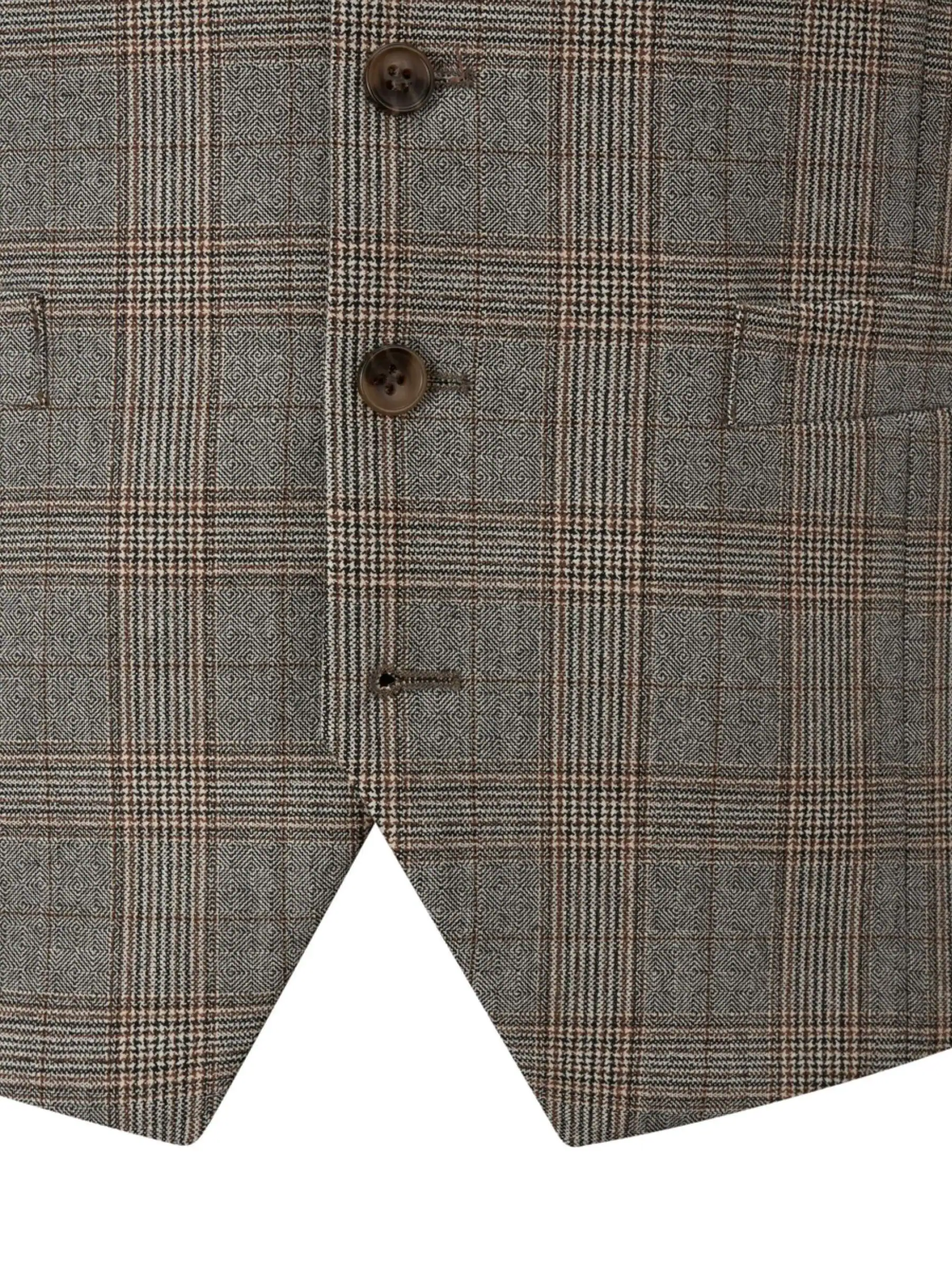 Skopes Haley Check Suit Waistcoat