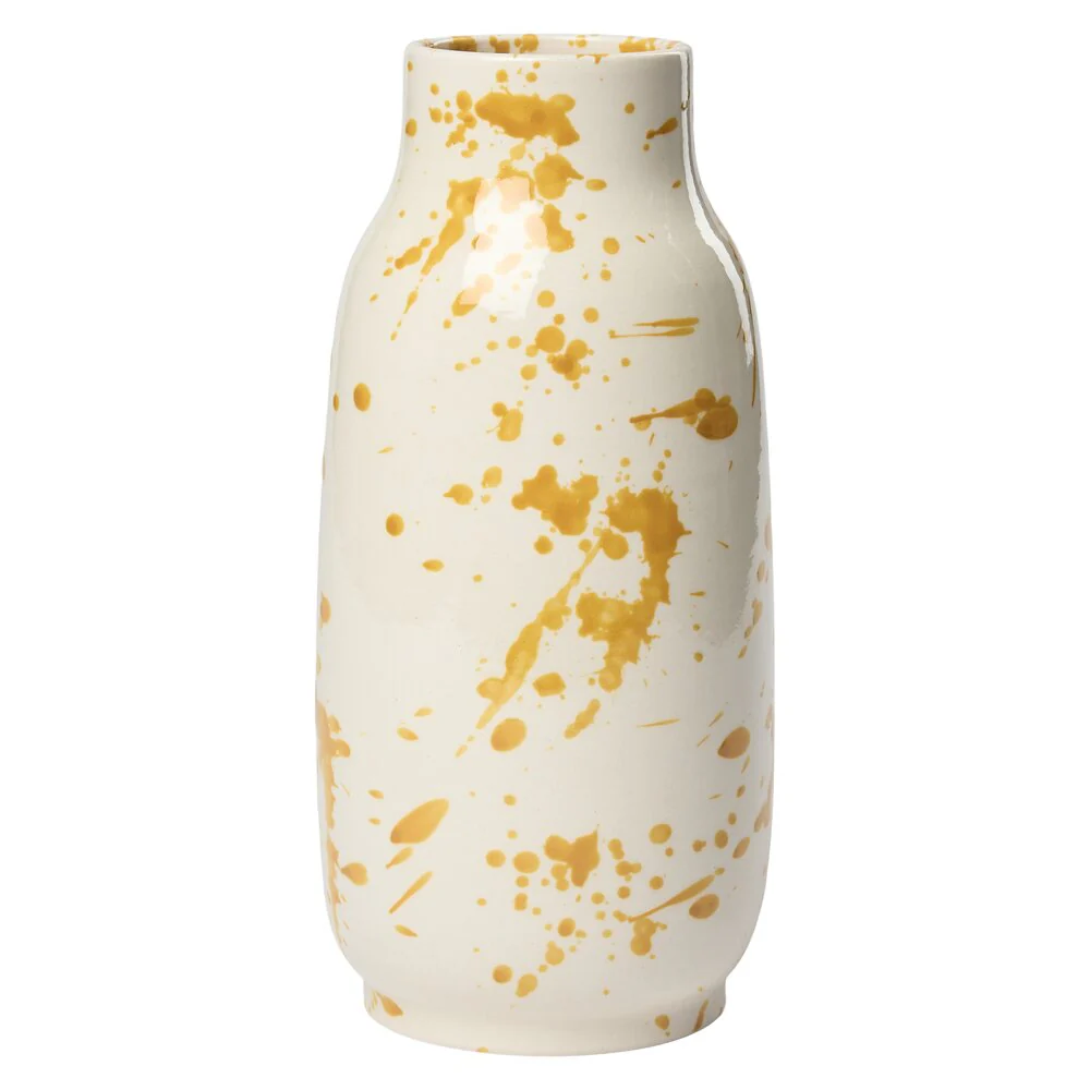 Familianna  Splash Big vase - Mustard