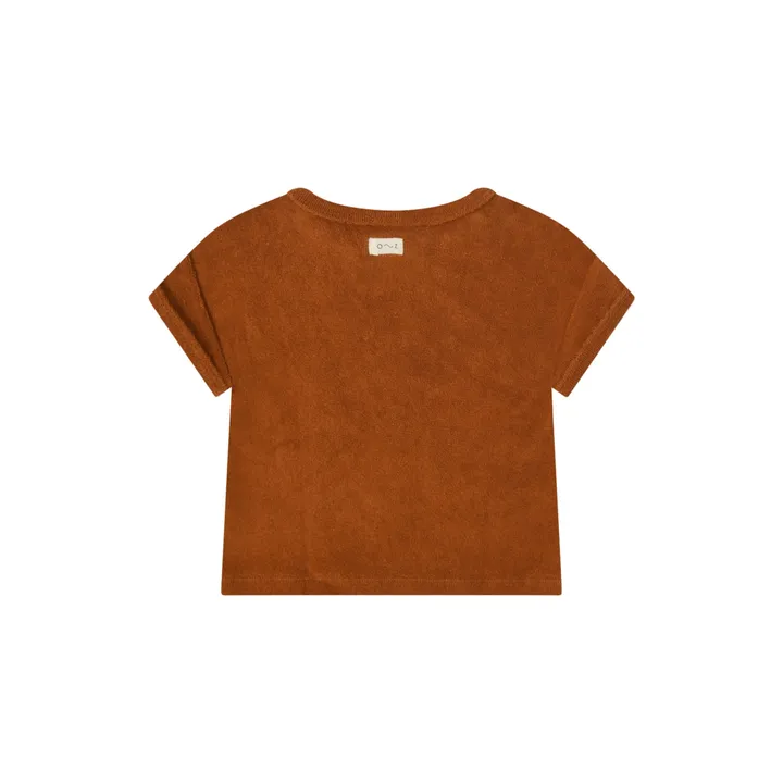 Organic Zoo T-Shirt Eponge | Terracotta