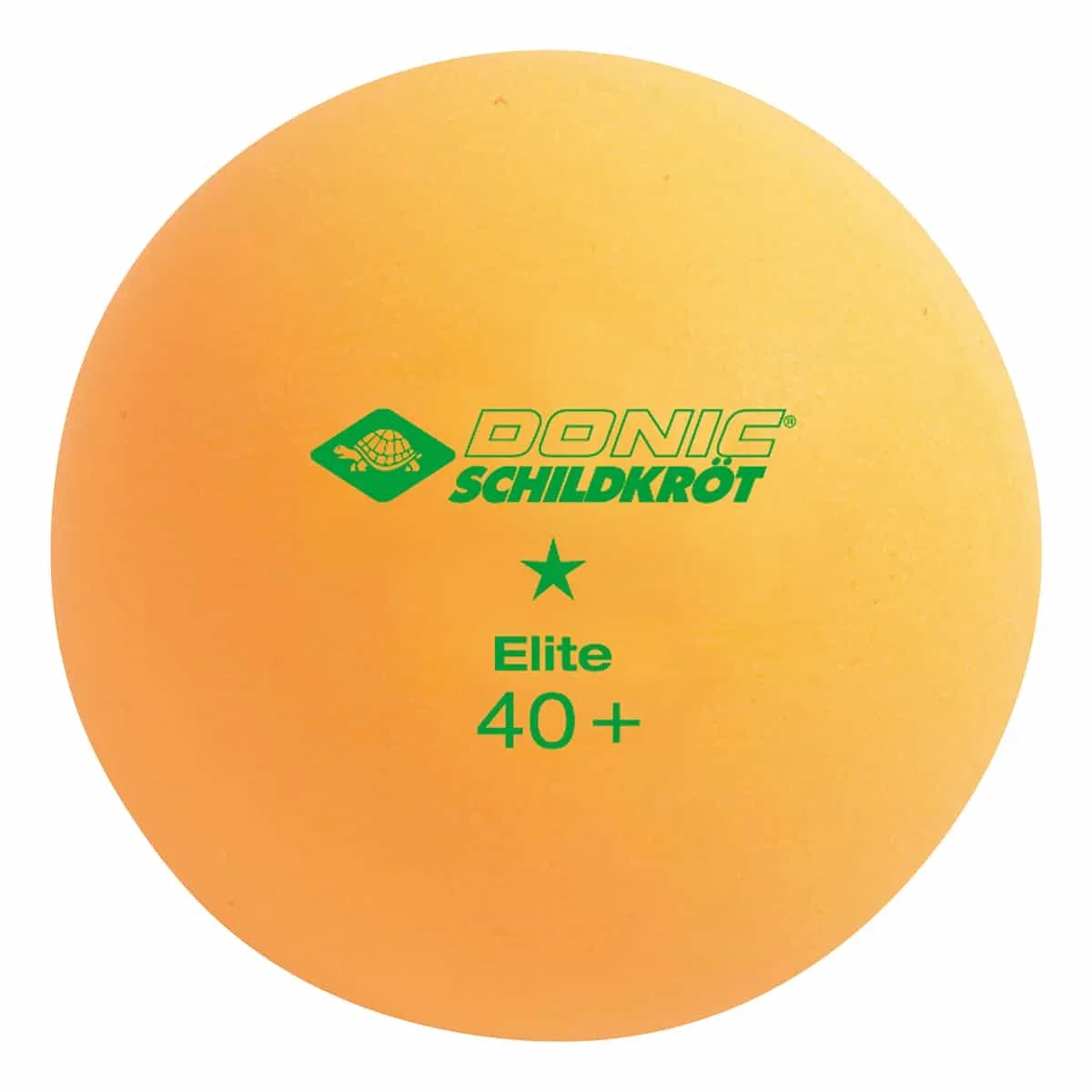 Donic Schildkröt 1-Star Ball Elite, 3 Pcs Orange