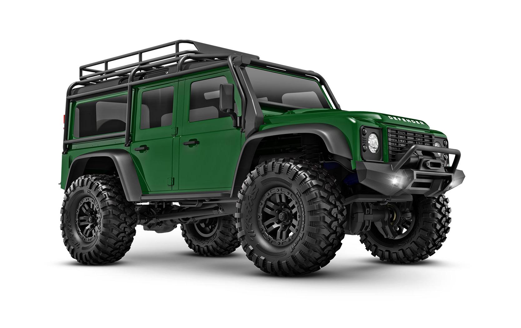 Scale Crawler TRX-4M Land Rover Defender Grün, RTR, 1:18<br>TRX-4 Performance im Mini-Format