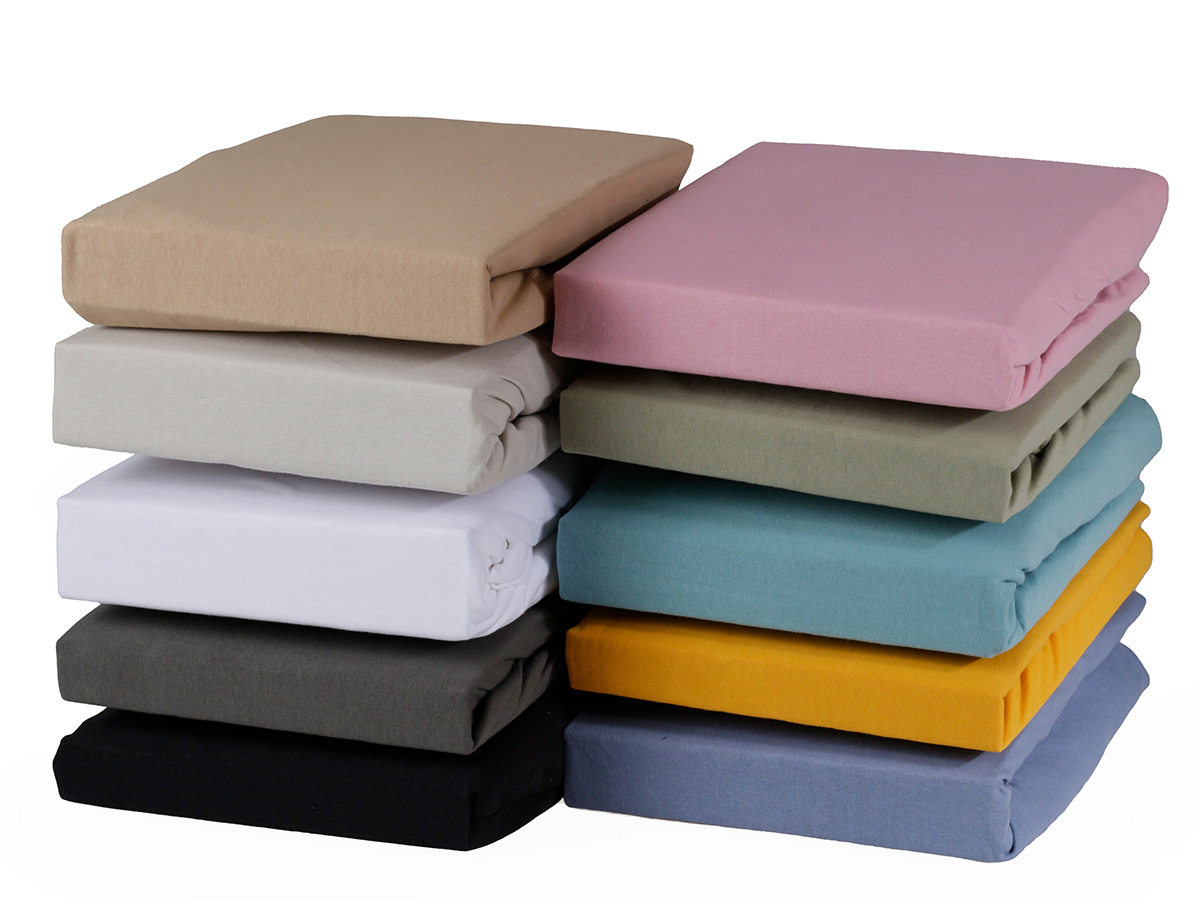 DoubleDry Jersey 140 x 200 cm hoeslaken - Beige