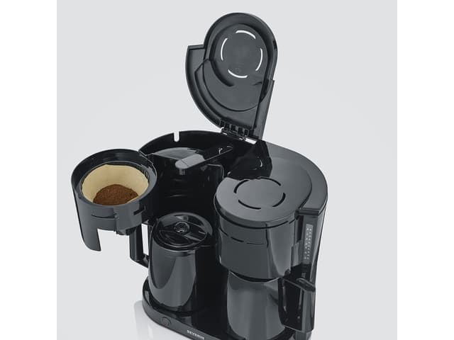Severin Kaffemaskine dobbelt 1000 watt Sort