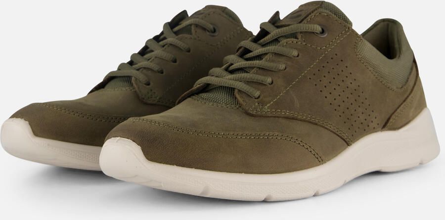 Ecco Sneakers Irving met witte loopzool vrijetijdsschoen lage schoen veterschoen